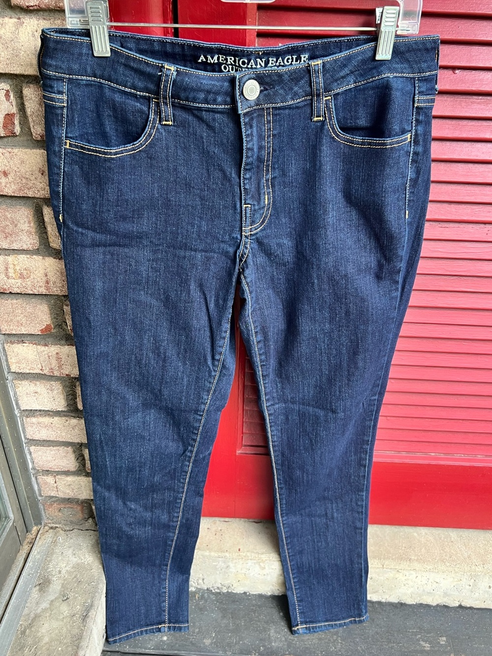 American Eagle Outfitters Dark Wash Skinny Jegging Jeans Size 12